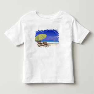 Camiseta Infantil Guarda-sol de Praia, Abaco, Bahamas