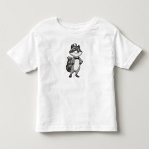 Camiseta Infantil Guaxinim como Noivo com Gravata