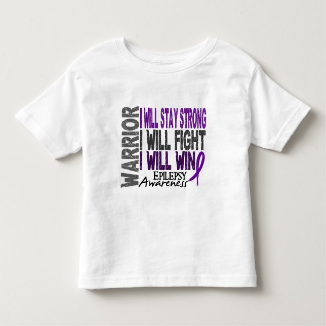 Camiseta Infantil Guerreiro da epilepsia (Frente)