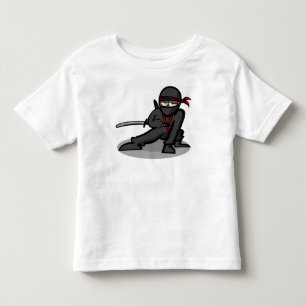 Camiseta Infantil Guerreiro de Ninja dos desenhos animados