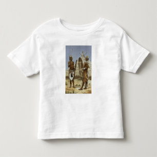 Camiseta Infantil Guerreiros de Nyam-nyam da história da humanidade