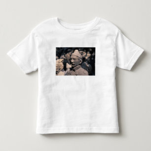Camiseta Infantil guerreiros de terracota no túmulo 2 do Imperador Q