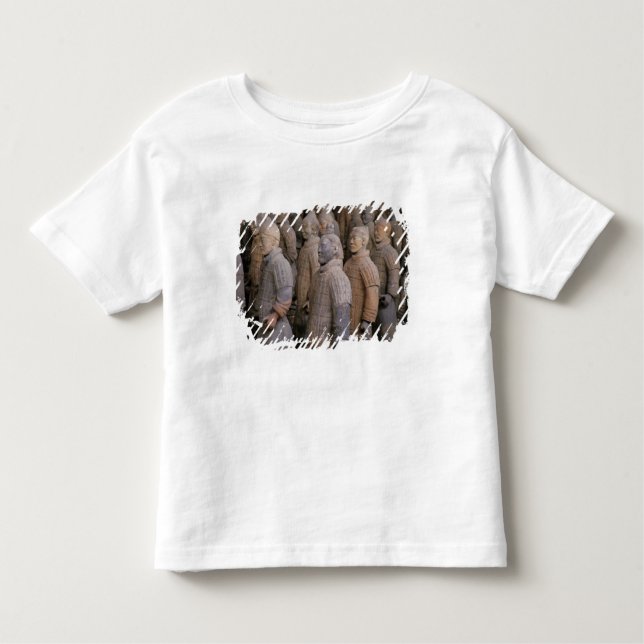Camiseta Infantil Guerreiros Terra Cotta no Imperador Qin Shihuang (Frente)