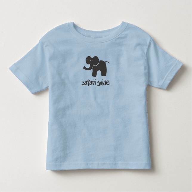 Camiseta Infantil Guia do safari: Elefante (Frente)