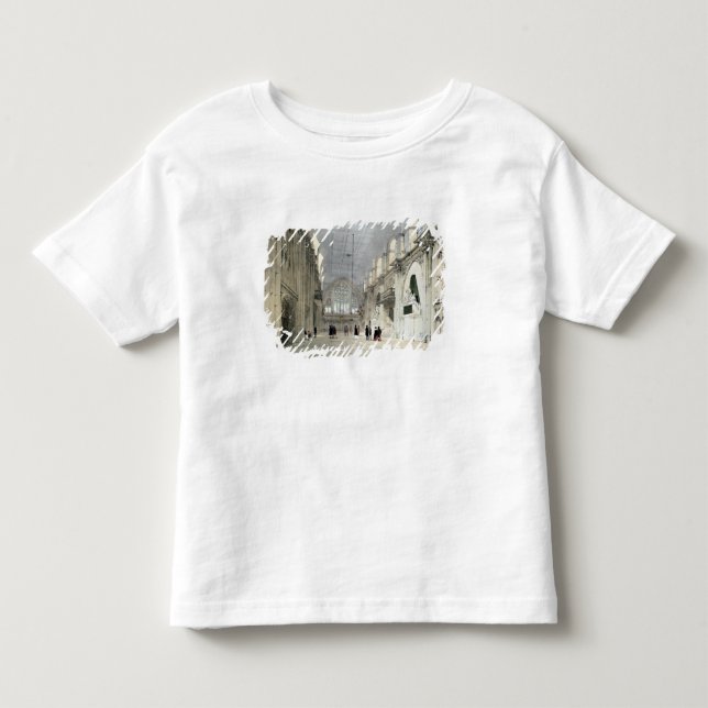 Camiseta Infantil Guildhall, Interior, de "Londres Como Está", e (Frente)