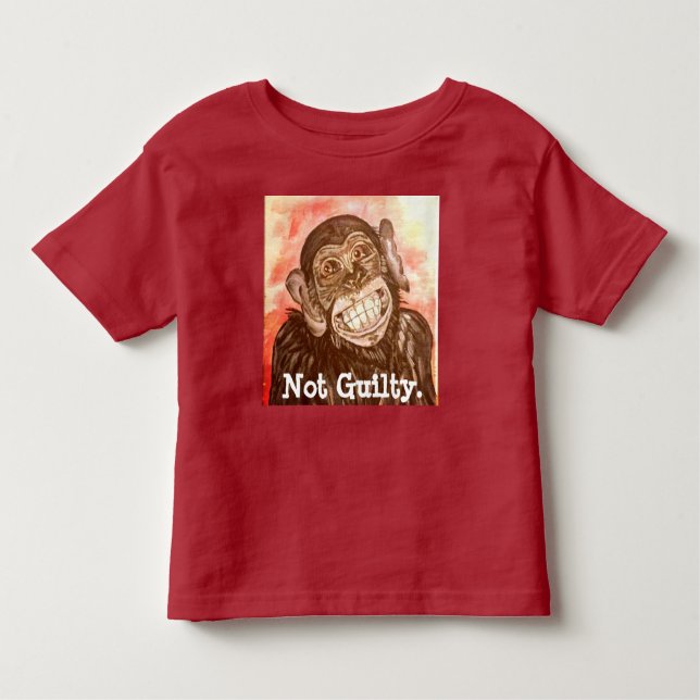 Camiseta Infantil Guilty Monkey (Frente)