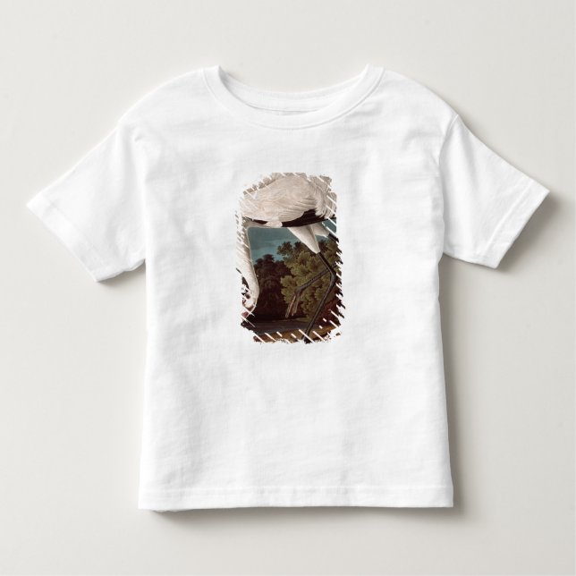 Camiseta Infantil Guindaste gritando, 'dos pássaros de America (Frente)