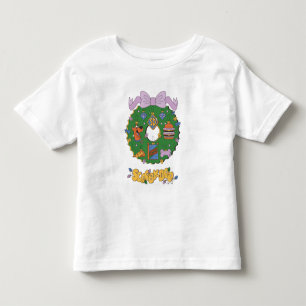 Camiseta Infantil Guirlanda Gráfica de Lanches de Feriado do Scooby-