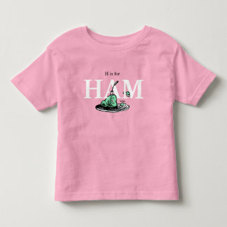 Camiseta Infantil "H é para HAM" | Design de Alfabeto