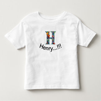 Camiseta Infantil H, nomeado