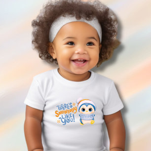 Camiseta Infantil Há um corpo de neve como você