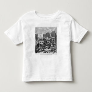 Camiseta Infantil Habitantes que movem-se do DES Moulins do
