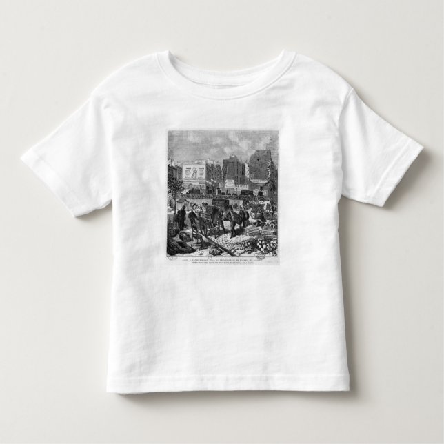 Camiseta Infantil Habitantes que movem-se do DES Moulins do (Frente)