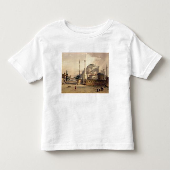 Camiseta Infantil Haghia Sophia, placa 17: ideia exterior do mosq (Frente)