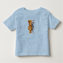 Camiseta Infantil Half Bear Half Robot
