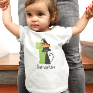 Camiseta Infantil Halloween 11 ruas - Primeira idade de aniversário