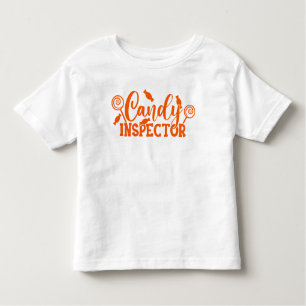 Camiseta Infantil Halloween Candy Inspetor