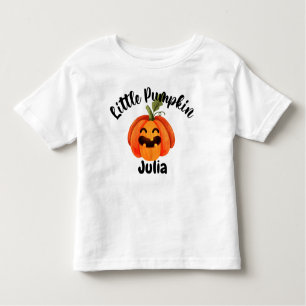 Camiseta Infantil Halloween de abóbora personalizado