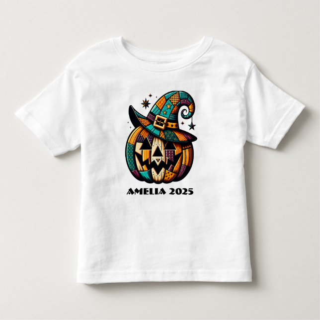 Camiseta Infantil Halloween de Bomba Personalizada (Frente)