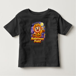Camiseta Infantil Halloween Fun Cute Baby Pumpkin Illustration