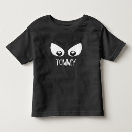 Camiseta Infantil Halloween Spooky Assustador Olhos Fantasmas Bonito