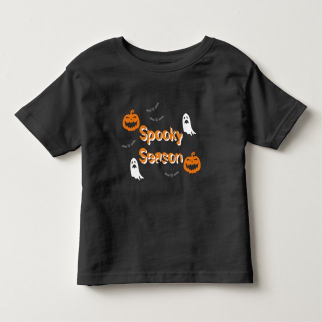 Camiseta Infantil Halloween Spooky Season T-Shirt (Frente)