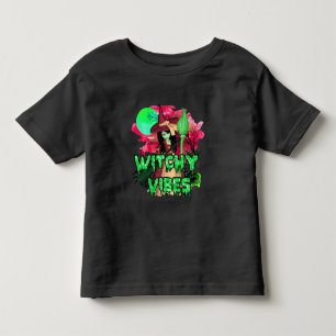 Camiseta Infantil Halloween Witchy Vibes