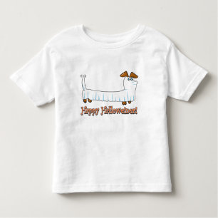 Camiseta Infantil Halloweiner Dachshund