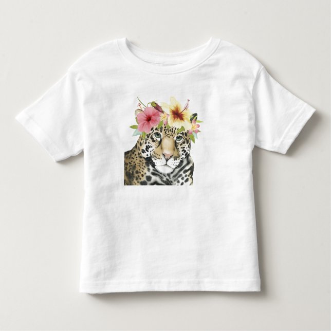 Camiseta Infantil Halo tropical | Chita Doce (Frente)