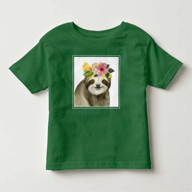 Camiseta Infantil Halo tropical | Lama Doce (Frente)