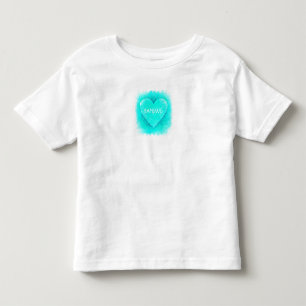 Camiseta Infantil HAMbWG - Camisa-T para crianças - Aqua cardíaca en