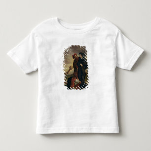 Camiseta Infantil Hamlet e Horatio no cemitério