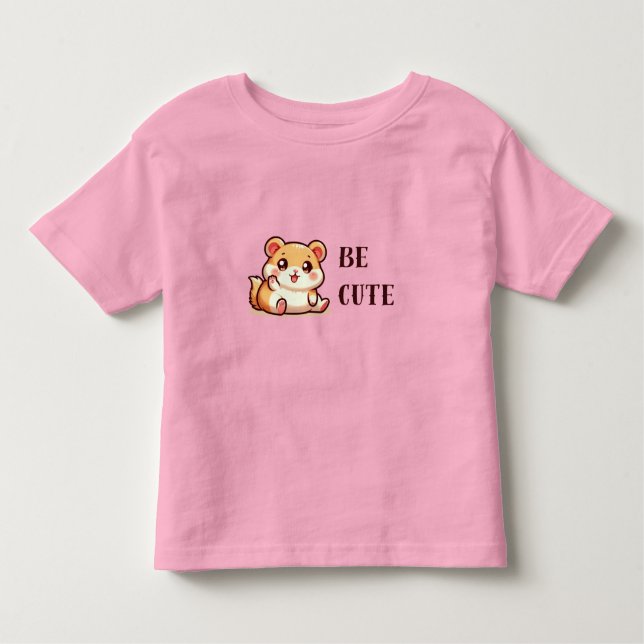 Camiseta Infantil Hamster - Be Cute (Frente)
