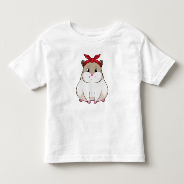 Camiseta Infantil Hamster com Bandana (Frente)
