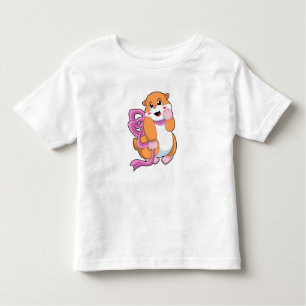 Camiseta Infantil Hamster com Faixa de Opções