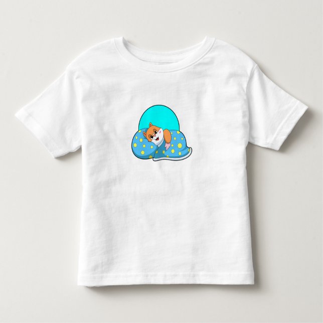 Camiseta Infantil Hamster com latência com cobertor.PNG (Frente)