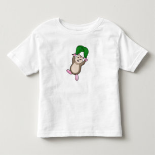 Camiseta Infantil Hamster com Paraquedas