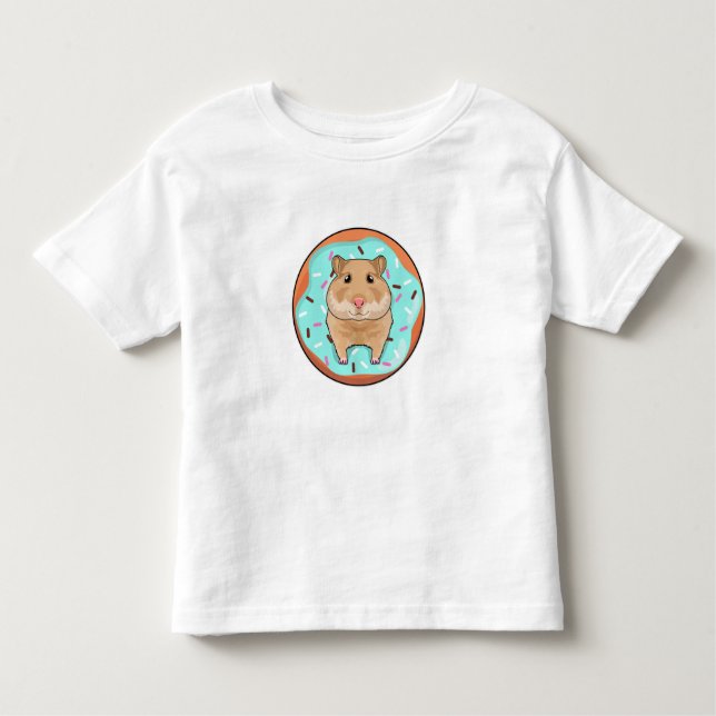 Camiseta Infantil Hamster com Rosquinha (Frente)