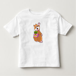 Camiseta Infantil Hamster como Estudante com Backpack.PNG