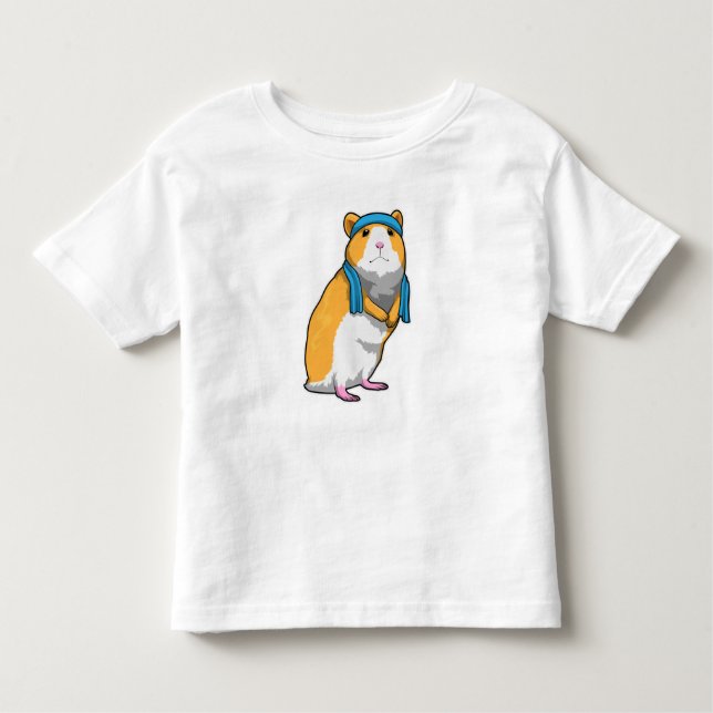 Camiseta Infantil Hamster em Malhação com Toalha (Frente)