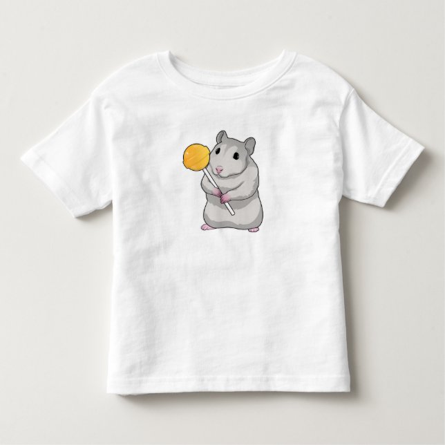 Camiseta Infantil Hamster Lollipop (Frente)