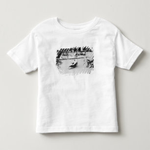 Camiseta Infantil Hanói Vietnã, Motocicleta no Antigo Hanói