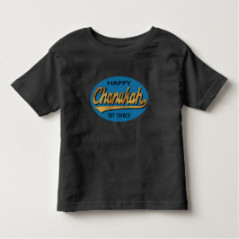 Camiseta Infantil Hanukkah "Chanukah Retro Est 139BCE" Toddler Shirt