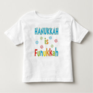 Camiseta Infantil "Hanukkah é Funukkah" GAROTAS Borram T-Shirt
