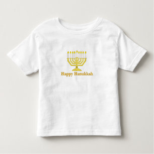 Camiseta Infantil Hanukkah feliz