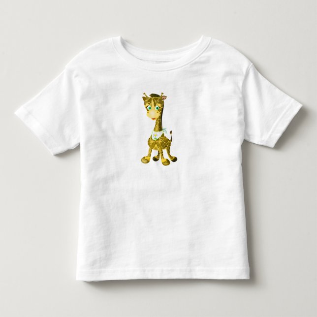 Camiseta Infantil Happy Baby Giraffe Toddler T-shirt (Frente)