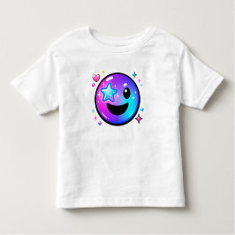 Camiseta Infantil Happy Cool Smiley Face Y2K Toddler T-Shirt