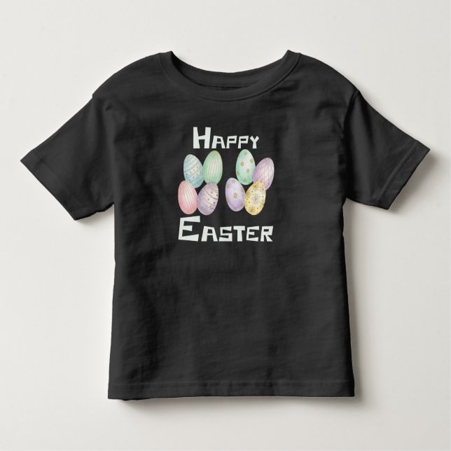 Camiseta Infantil Happy Easter, Easter Eggs Hunt  (Frente)