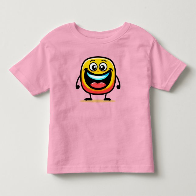 Camiseta Infantil Happy face  (Frente)