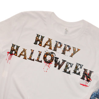 Camiseta Infantil Happy Halloween T-Shirt de Posh Little Finds